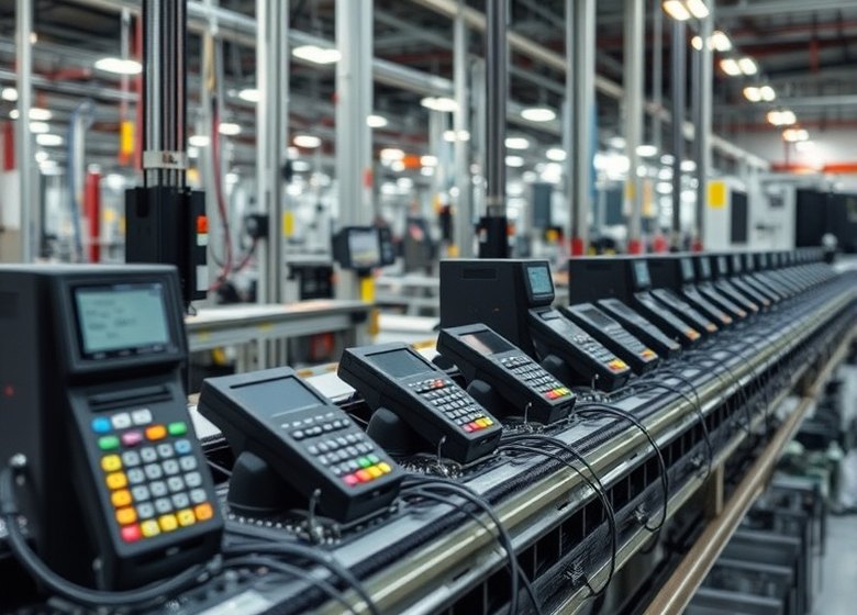 Línea de producción de terminales de autoservicio